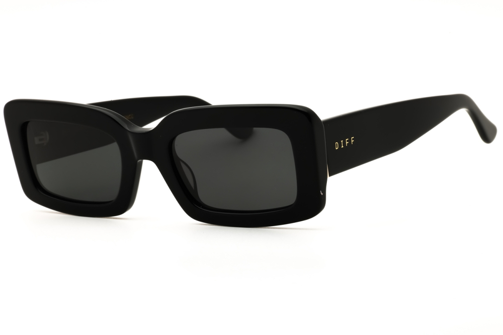 NEW DIFF Eyewear INDY DE01-0582 Black Sunglasses Authentic